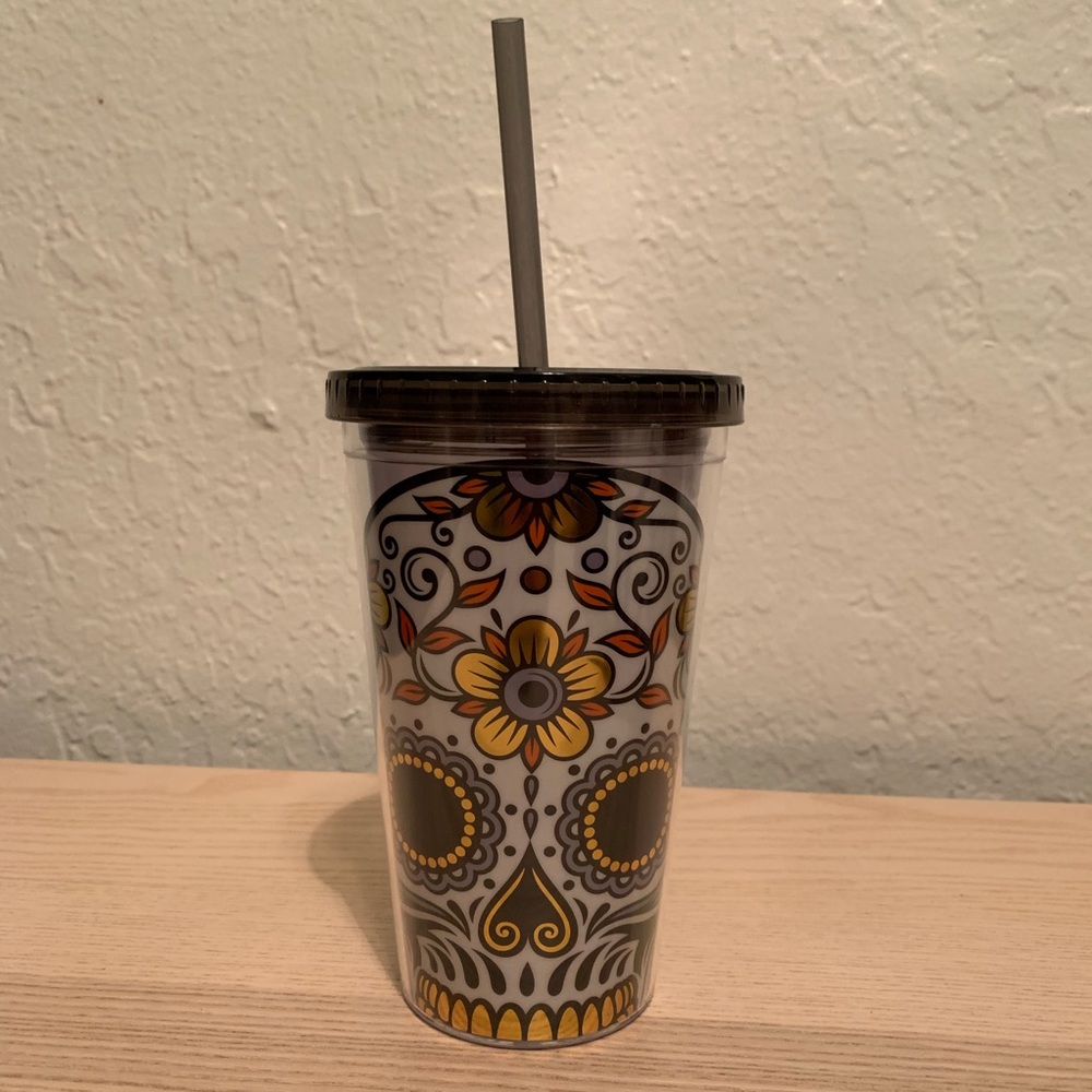 3/$20 | Aladdin | Day of the Dead skull tumbler